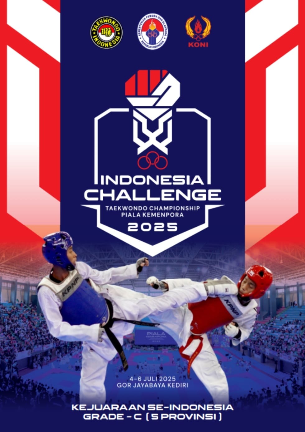 Ajang Pertarungan Prestasi Taekwondo di Tanah Air Taekwondo Indonesia Dojang garudabangsa